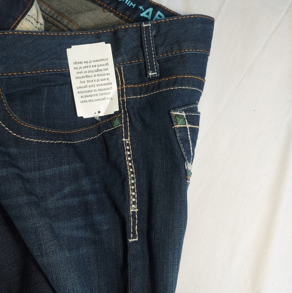 NWT Rocky Mountain Clothing Cruel Denim ABBY blue jeans, 33/15 long - Picture 8 of 15